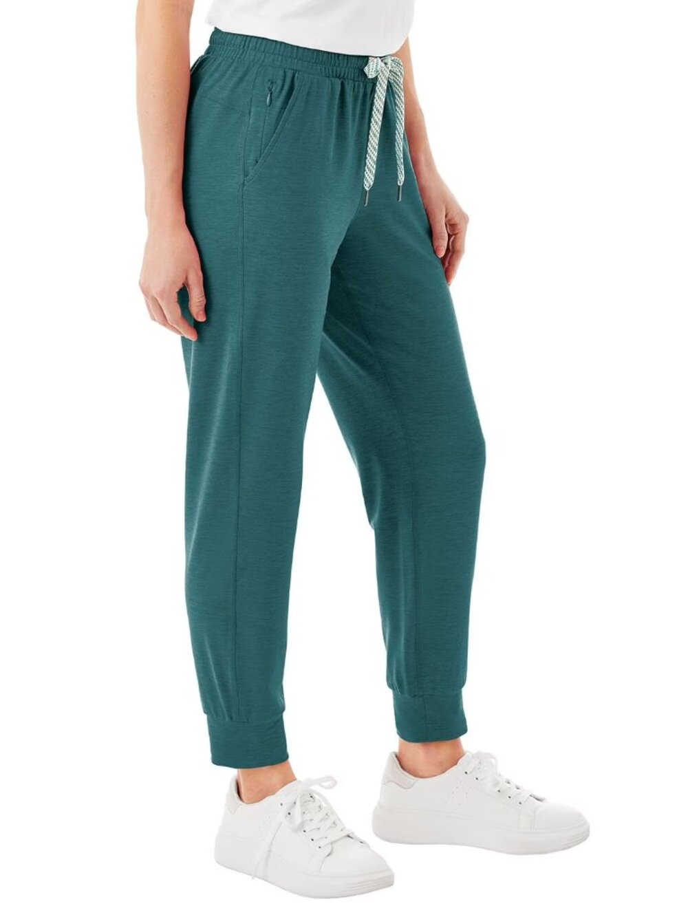 NWT Member's Mark Women's Favorite Soft Jogger Turquoise Sz L - Picture 3 of 8